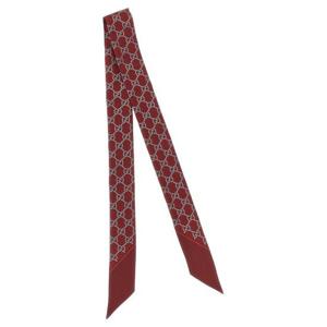 구찌 GG 실크 넥 보우 8122503G0016173 BORDEAUX DOM