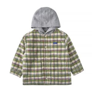 블루독 스튜디오[블루독](KH)체크후드셔켓점퍼 25C1512501 FW25겨울상품 키즈점퍼