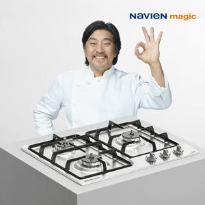 나비엔 매직 3구 빌트인 가스레인지 가스쿡탑 LNG GRB-2013NA