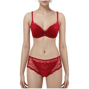 [비비안(언더웨어)]브래지어+올레이스팬티세트 스팽글자수  3종택1 [BR977ABP977AL]