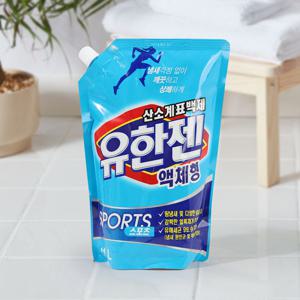 유한젠 액상 액체 세제 스포츠 리필 1.1L x 10개