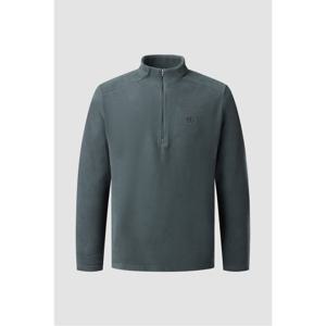 코오롱스포츠  남성 기모 집업 티셔츠 V2TBX24351DGR