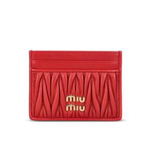 미우미우 카드지갑 5MC076AFPPF0011 P26 RED