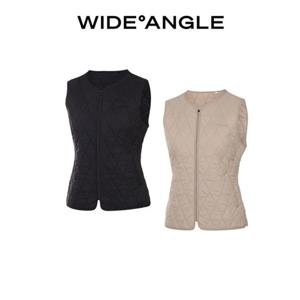 [와이드앵글]VA 패딩 퀼팅 라운드 풀오픈 베스트 L WWU23691