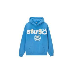 Stussy스투시 x CPFM 8볼 피그먼트 다이드 후드 블루 3923772
