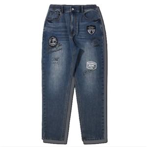 [지프](남여공용)와펜프린트 베기 데님팬츠(JQ4DPU742)