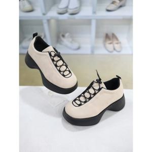 [블리아르]모던 밴딩 통굽 로퍼 스니커즈 6cm BLMD501095