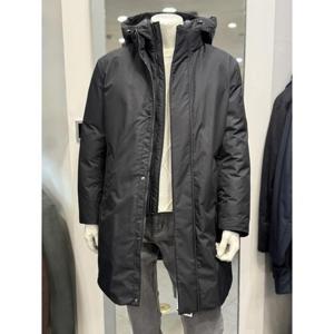 BASSO 세이브존01 블랙 VIA 구스 후드 패딩 점퍼 BS-Z4-AA-UA-59ABK