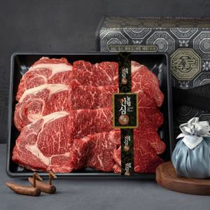 [진솔]농협안심한우 1등급 구이세트 3호 1kg(등심500g+채끝300g+안심200g)