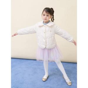 [빈폴키즈] 여아 러블리 패딩 점퍼  아이보리 (BI6138G020)