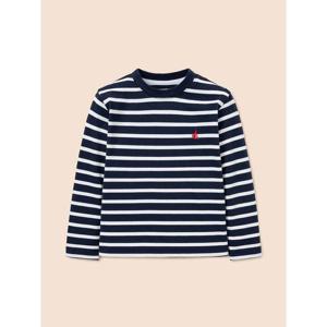 [빈폴키즈] [Essential] 스트라이프 긴소매 티셔츠  네이비 (BI6141UE3R)