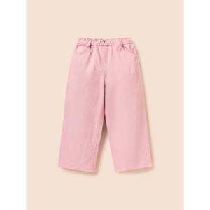 [빈폴키즈] 여아 핑크 세미 와이드 데님 팬츠  라이트 핑크 (BI6121G03Y)