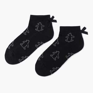 [먼싱웨어]여성 앵클삭스 블랙 MR122LSO14