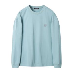 [커스텀멜로우]민트 그래픽 롱 슬리브 티셔츠 CWTAS25213MIX