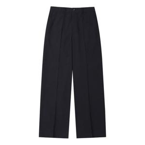 [커스텀멜로우]블랙 릴렉스드 핏 시어서커 셋업 팬츠 CWPAM25422BKX