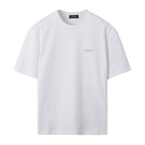 [커스텀멜로우]화이트 로고 티셔츠 CWTAM25412WHX