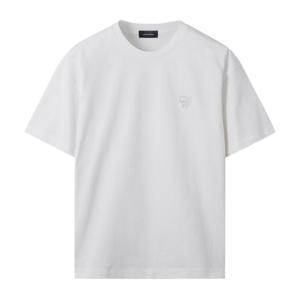 [커스텀멜로우]화이트 그래픽 티셔츠 CWTAM25424WHX