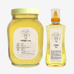 스마일벌꿀 사양벌꿀 2.4kg + 1kg