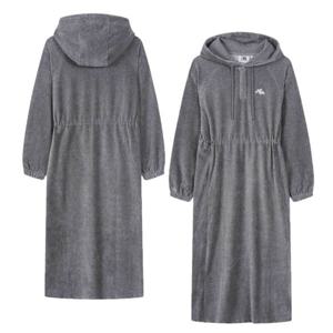 [NBA] 여성 벨로아 후드 원피스 (M/그레이) N254TO711P