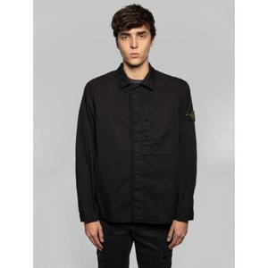 25SS 스톤 아일랜드 수피마 코튼 트윌 스트레치 셔츠 K1S151200033S0010V0029 BLACK DOM