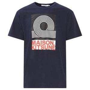 메종키츠네 23SS 앤서니 버릴 클래식 티셔츠 네이비 IM00156KJ0008 P480