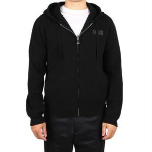 발렌티노 1V3KE01P 864 N01 VLTN 로고 패치 캐시미어 후드집업