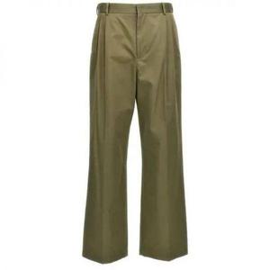 LOEWE 로에베 Pleated trousers in cotton (H526Y04WEB 4430) (코튼 플리츠 트라우저)