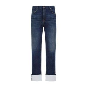 LOEWE 로에베 Fisherman turn-up jeans in denim (H526Y11W09 8383) (피셔맨 턴업 진)