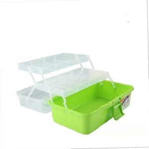 공구함 3단 케이스 32x18.7x14.5cm Green 계단식 선