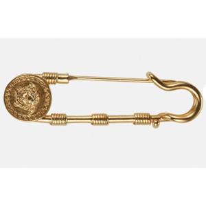 Versace 메두사 세이프티 핀 브로치 골드컬러 DG6H149 DJMT