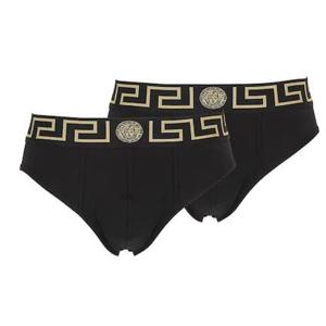 베르사체 코튼 팬티 2개세트 블랙AU10180A232741