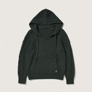 [플랙진]여성 브이넥 후드 니트(PWTH4NTL56W)