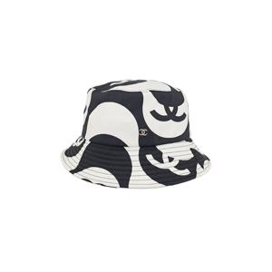 [엘러브] 샤넬 빅 CC로고 클로슈 햇 M 화이트/블랙 5ET2293