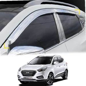 뉴투싼ix 윈도우바이저 크롬 썬바이저 윈도우몰딩