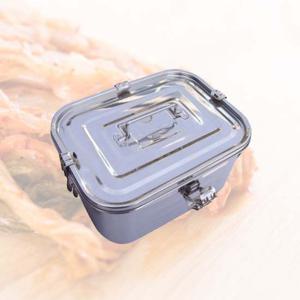 키친플라워 사각 스텐 김치통_중사이즈 5L