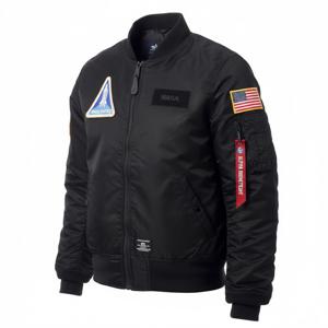 ALPHA INDUSTRIES NASA MA-1 FLIGHT JACKET GEN II (MJN53500C1 BLACK) (나사 MA-1 항공점퍼 GEN II)