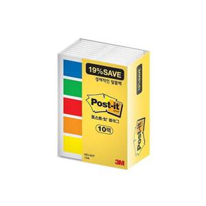 포스트잇 3M 5색 분류용 플래그 알뜰팩 683 5KP 10