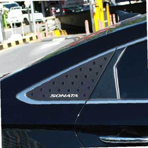 LF쏘나타 튜닝 카본스타일 C필러 스포츠플레이트 몰딩