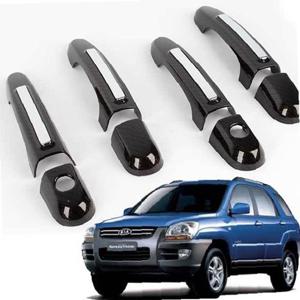 뉴스포티지 도어캐치커버 카본 도어몰딩