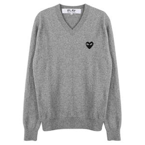 꼼데가르송플레이 블랙 하트 와펜 스웨터 AX-N018-051-2