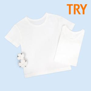 TRY 남 아동 순면 반팔런닝 1매