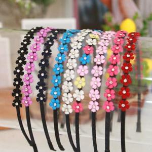 화관 꽃머리띠 큐빅플라워가든 꽃장식 어린이