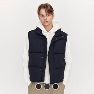 [백화점][지오다노] 남성 오버핏 목넥 신세틱 볼륨 패딩 조끼/베스트 075925