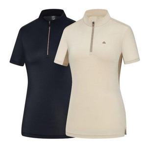 [콜핑]LD18 여성 여름 냉감소재 집업 반팔 티셔츠 덴크(여) KTT4857W