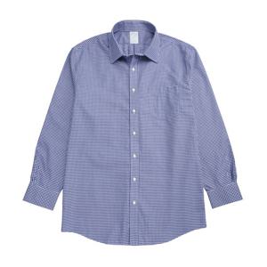 BB_슬림핏 논아이론 에인즐리 트윌 타탄 드레스셔츠 (네이비) (BBTSMF0861MES)