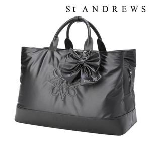[세인트앤드류스] (821D3BB058SV) 여성 리본 로고 스티치 보스턴백