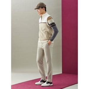 빈폴골프 남성 풀집업 니트 베스트  베이지 BJ4951B07A