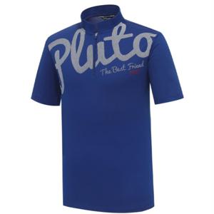 [디즈니골프]남성 반집업 하이넥 하프넥 반팔 티셔츠( DO2MTS038