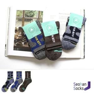 에어워크 남자 스네이크 트래킹 등산 양말 1족