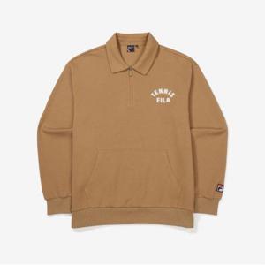 [FILA] 면혼방 반집업 카라 맨투맨 (FS2POF3313X_CAL)